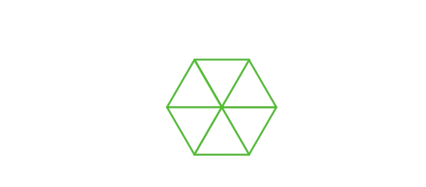 Animated pendulum made of basic shapes