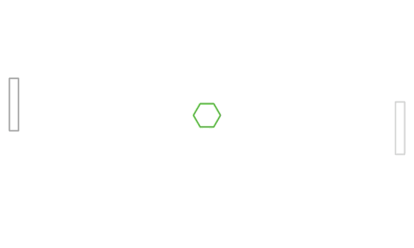 Animated pendulum made of basic shapes
